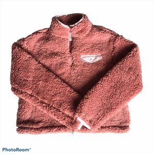 Fuzzy Half Zip Sweatshirt